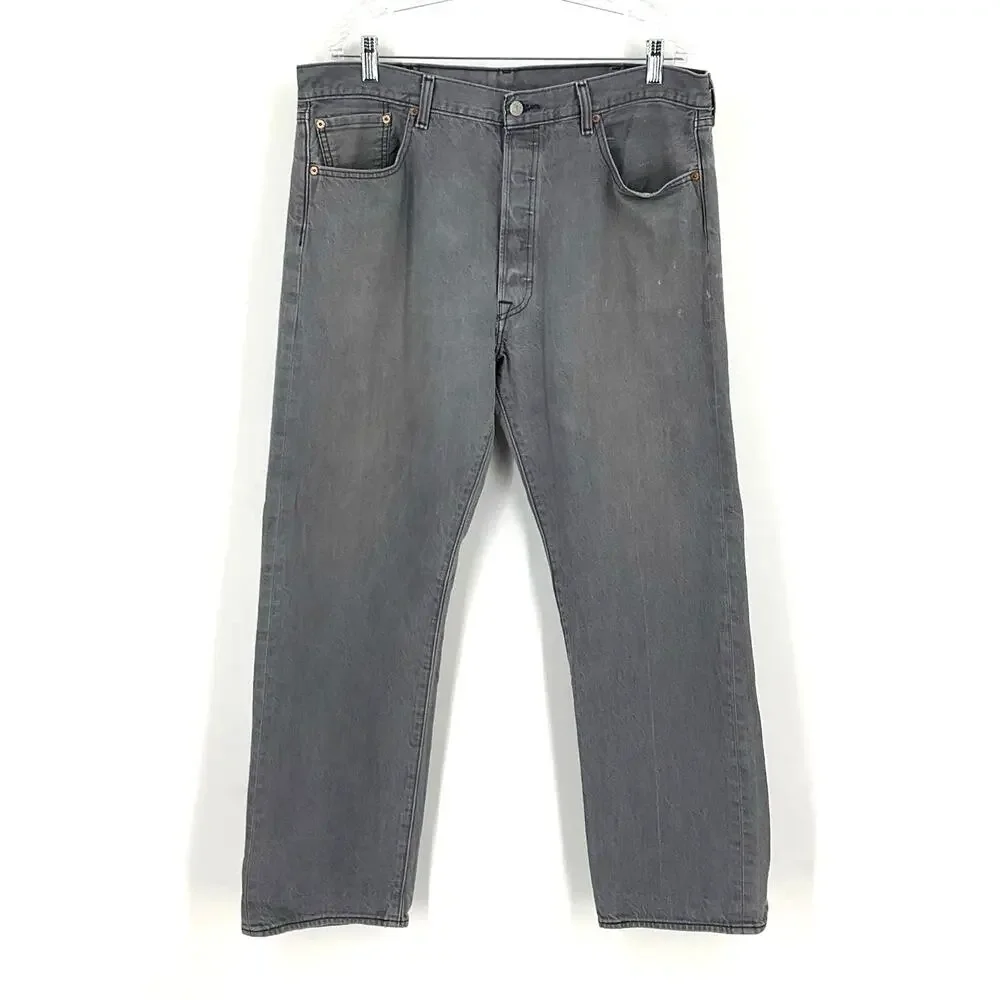Levi’s‎ 501's Jeans Gray Men’s Size 40x32 Button Fly
